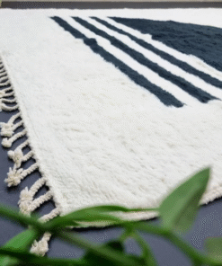 White and Black Rug