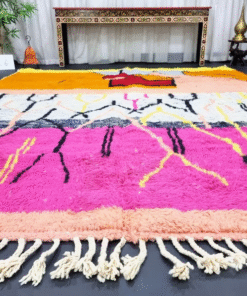 Beniourain Orange and Fuschia Rug