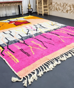 Beniourain Orange and Fuschia Rug