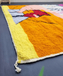Beniourain Orange and Fuschia Rug