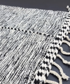 Black and White Rug