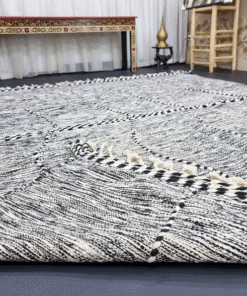 Black and White Rug