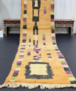 Large Orange and Purple Runner