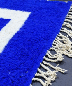 Blue and White Rug