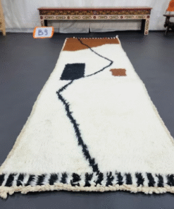 White and Brown Runner