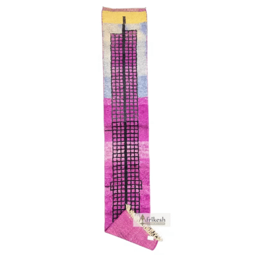 Purple and Black Runner