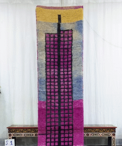 Purple and Black Runner