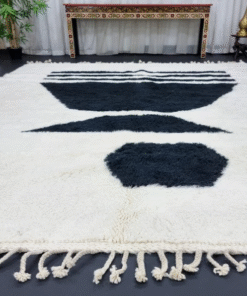 White and Black Rug