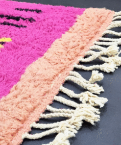 Beniourain Orange and Fuschia Rug