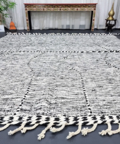 Black and White Rug