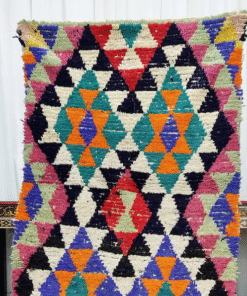 Red and Orange Vintage Rug