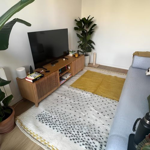 DALIA - Yellow and White Rug -Beni Ourain Carpet 7x8 photo review