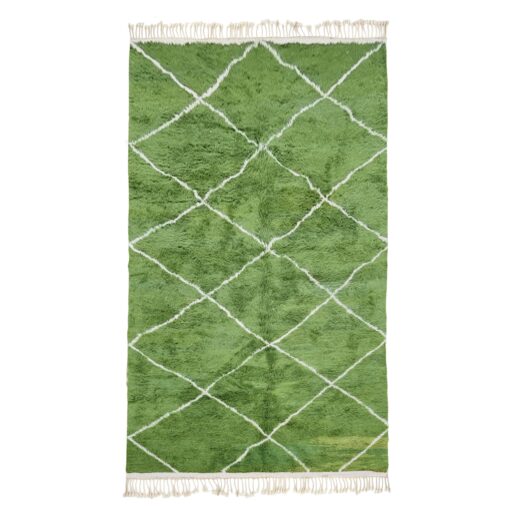 NATIFA - Olive Green Carpet - Beni Ourain Carpet 6x11