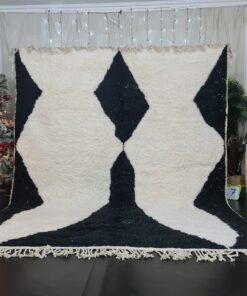 Alternative view of SAJA – Beni Ourain Rug – Moroccan Custom Size Rug