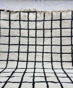 Alternative view of SABIA - Black & White Rug - Beni Ourain Carpet 10x10