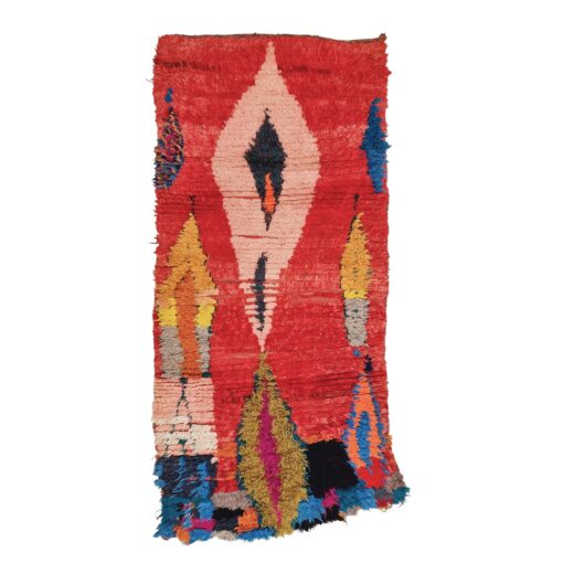 AFAF - Handmade Red Carpet- Vintage Rug 3x7