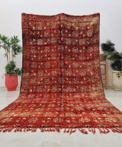 Alternative view of ROAA - Beni M'Guild Rug - Red Vintage Carpet 6x10
