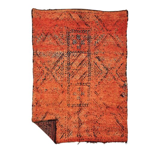 ROUAYDA - Beni M'Guild Rug - Orange Vintage Rug 6x9