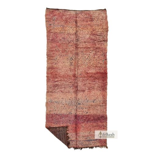 JOUWAYRIA - Purple Beni M'Guild Rug - Vintage Carpet 6x13