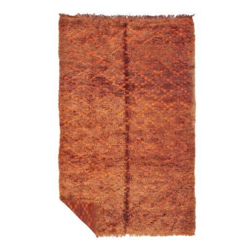 KAYA - Vintage Brown Beni M'Guild Rug - Vintage Carpet 6x10