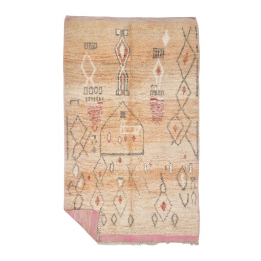 LAMAR - Dark Beige Carpet - Boujaad Rug 5x8