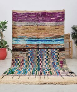 Alternative view of NAHEER - Multicolor Carpet - Boujaad Rug 5x9