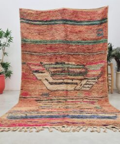 Alternative view of SAFINA - Brown Boujad Rug - Vintage Carpet 5x8