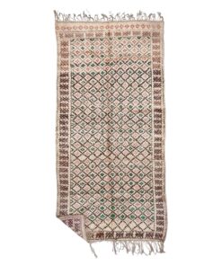 RAAFAT - Brownish Beni Ourain Rug - Vintage Carpet 6x12