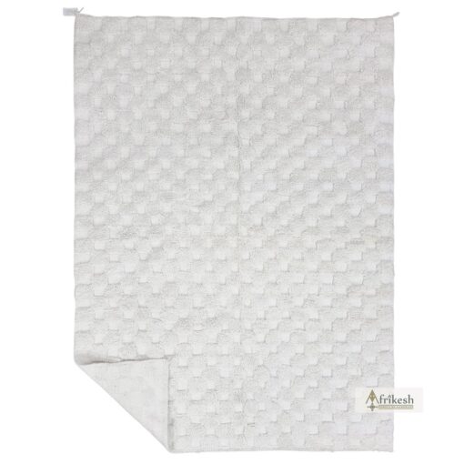 MINA-White Moroccan Rug-Beni Ourain Tufted Custom Rug Sizes