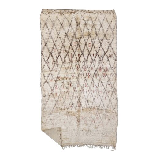 MAIKA - Vintage Beni Ourain Rug - Moroccan Vintage Carpet 6x12