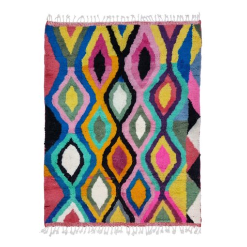 BISHA – Multicolor Rug – Berber Beni Ourain Funky Custom Rugs