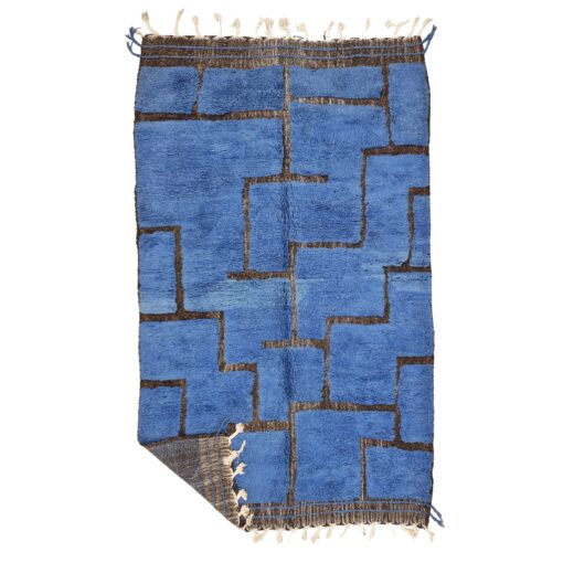 JILAL – Blue Rug – Moroccan Beni Ourain Tufted Carpet