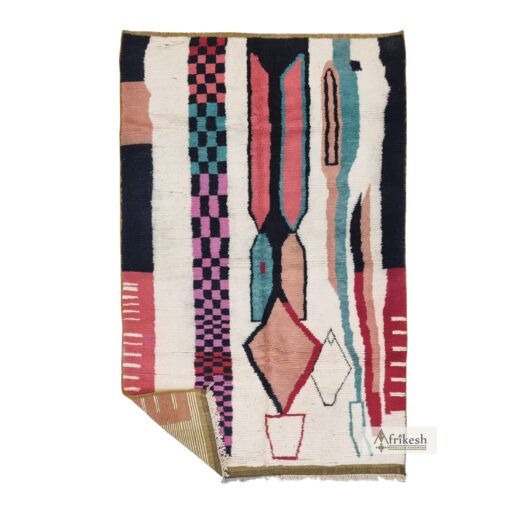 MISHA - Multicolor Rug - Beni Ourain Carpet 6x9