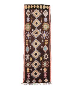MARAM - Beni M'Guild Brown Rug - Vintage Carpet 5x15