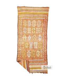 OUMNIA - Yellowish Sbai Rug - Vintage Carpet 5x11