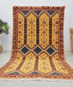 Alternative view of ROWAYDA - Vintage Rug 5x8 - Taznakht Low Pile Rug
