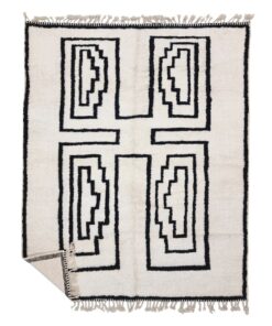 TAMAR – Beni Ourain Rug 8x10 - Moroccan Handmade Rug