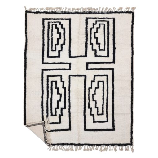 TAMAR – Beni Ourain Rug 8x10 - Moroccan Handmade Rug