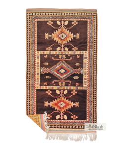 BARAR - Brown Wool Rug - Taznakht Carpet 5x9