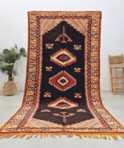 Alternative view of ANDIRA - Brown Wool Rug - Taznakht Carpet 5x9