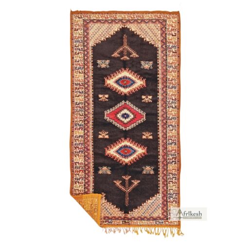 ANDIRA - Brown Wool Rug - Taznakht Carpet 5x9