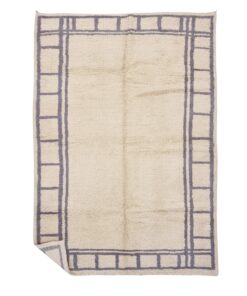HAJRA – Off White And Gray Carpet – Beni Ourain Rug 8x12