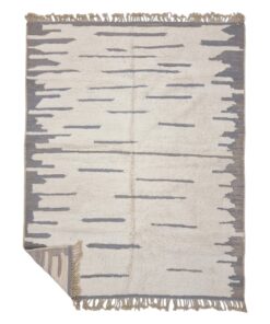 FILLA – White And Gray Carpet – Beni Ourain Rug 8x9