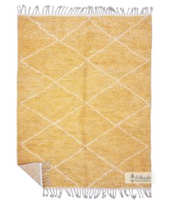 ASSIL – Beni Ourain Rug 8x10 Yellow Moroccan Rug