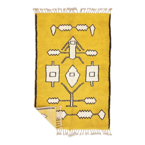 RABAL – Yellow Carpet – Beni Ourain Rug 5x7