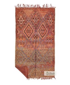 NARJISSE - Brown Rug - Berber Beni M'Guild Geometric Carpet 6x10
