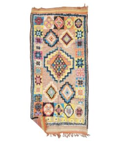 SAJIA - Multicolor Rug - Moroccan Vintage Funky Carpet 5x11