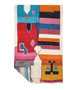 BALADI – Multicolor Rug – Wool Beni Ourain Funky Carpet 6x10