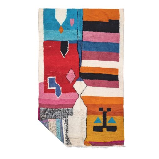 BALADI – Multicolor Rug – Wool Beni Ourain Funky Custom Rug