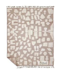 INES – White And Pale Silver Wool Carpet – Beni Ourain Tufted Rug 8x9